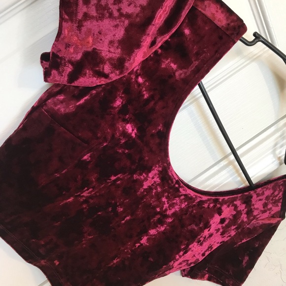 Forever 21 Crop Top - Red Velvet - Picture 4 of 4